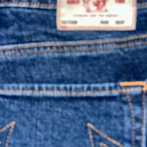 True Religion Blue Jumpsuit with Indigo Fade